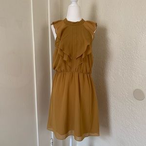 BCBGeneration Mustard Mini Dress